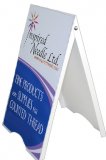 Apex Sidewalk Sign with Graphics