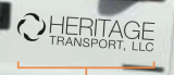 Heritage Trucking - Small Logo - Black - 39" x 9"- Maintenance Truck