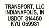 Heritage Trucking -US DOT Decal for Box Trucks and Cabs