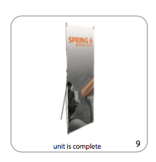 Spring 6 Spring Back Banner Stand