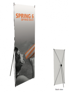 Spring 6 Spring Back Banner Stand